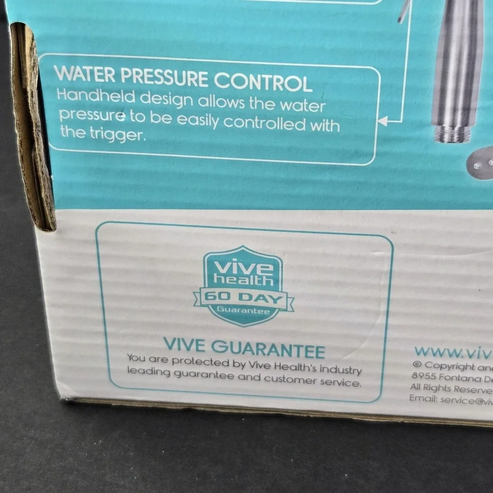 NEW VIVE Handheld Bidet Attachment Bathroom Accessories Toilet Nozzle NIB
